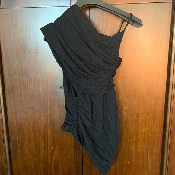 SOLD RICK OWENS FW19 LARRY • Black Draped Alix Top - Picture 9 of 13